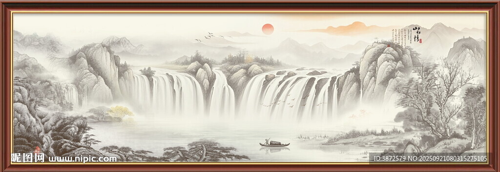 意境山水画