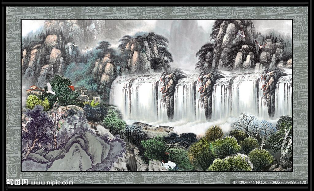 客厅山水画