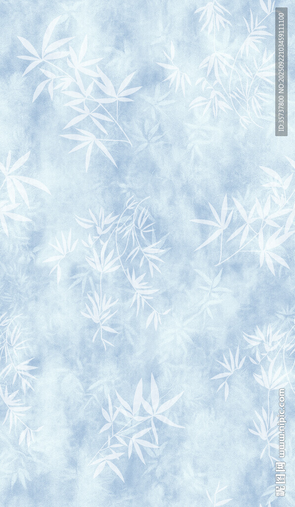 浅蓝色雪花背景纹理图
