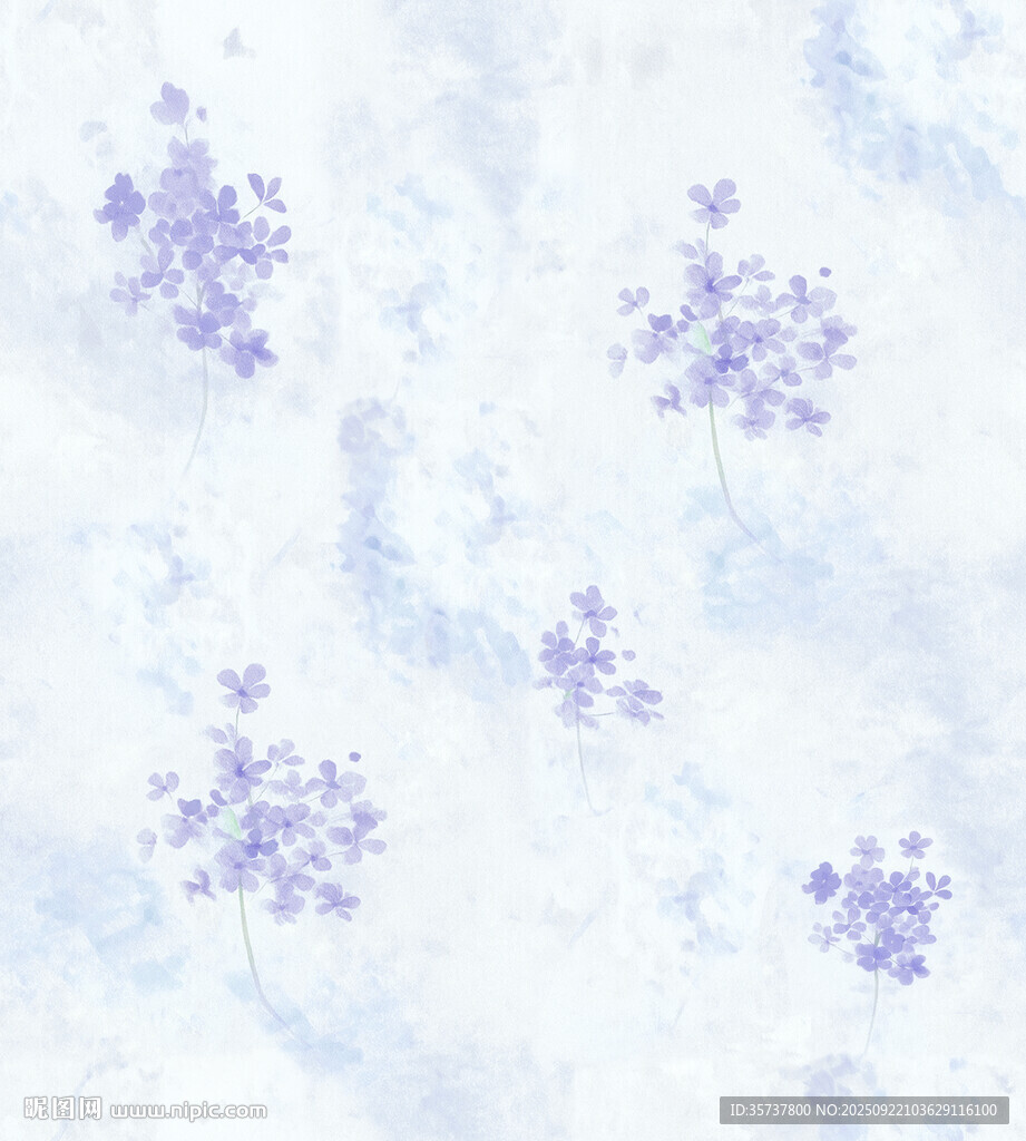 淡紫色雪花纹理背景图