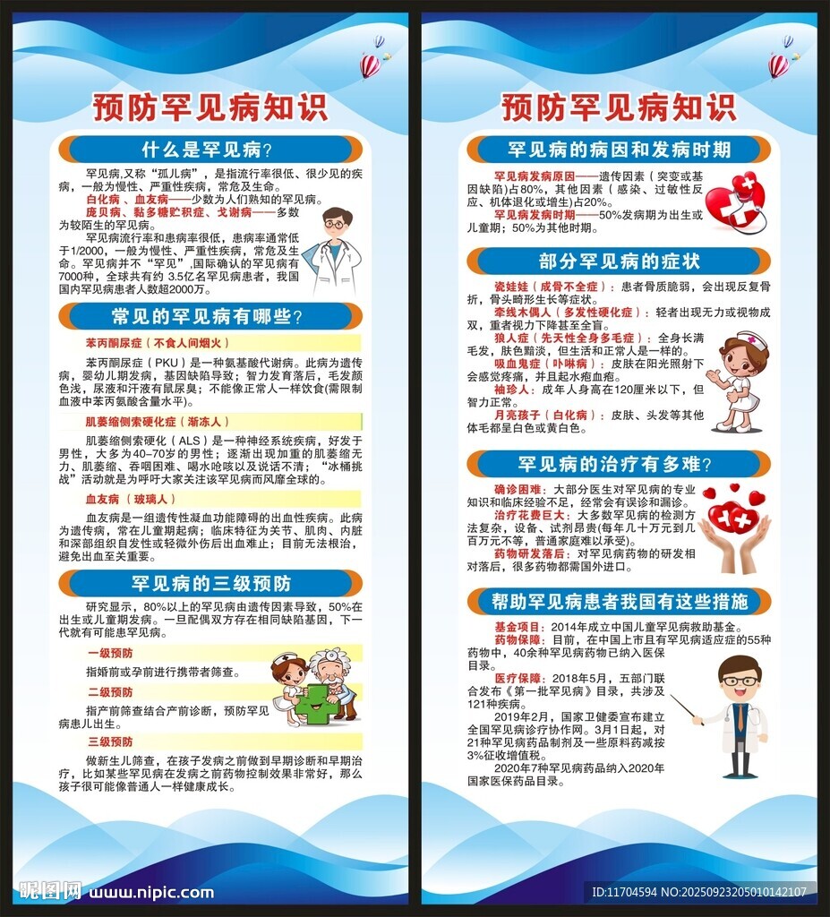 国际罕见病日展架