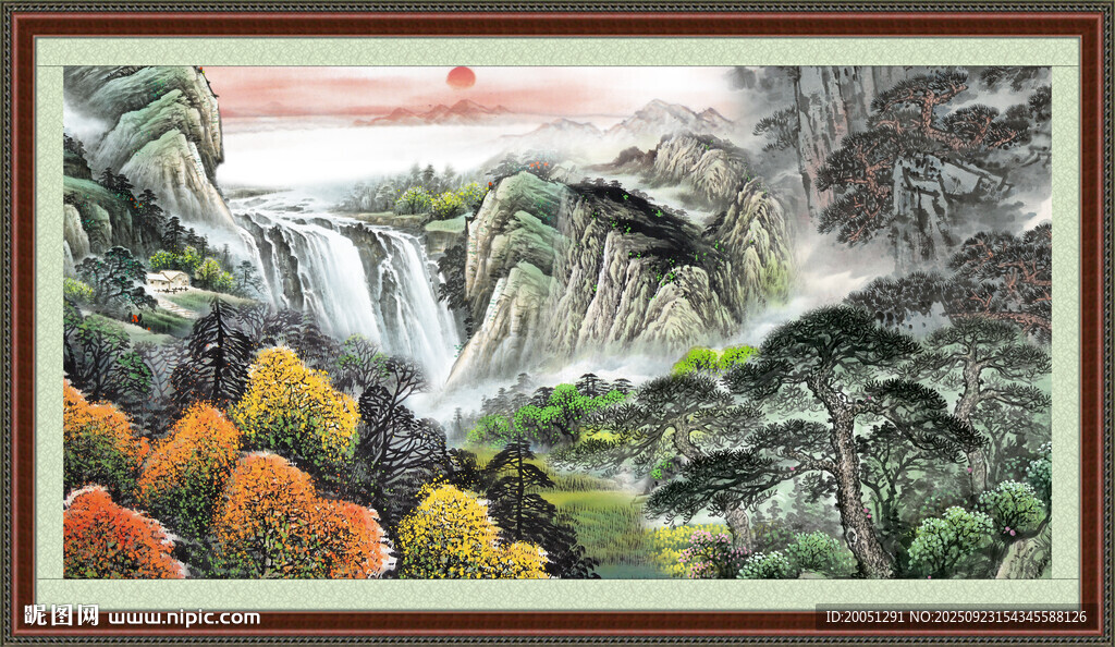 中国风山水