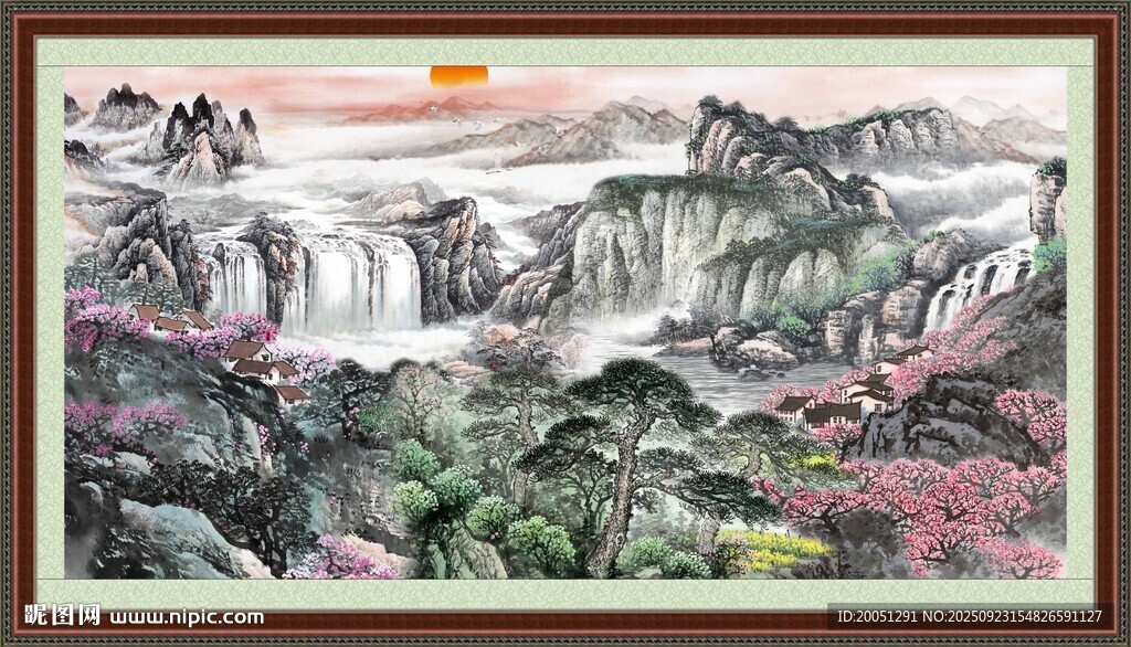 山水国画装饰画