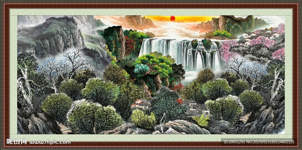 山水画 