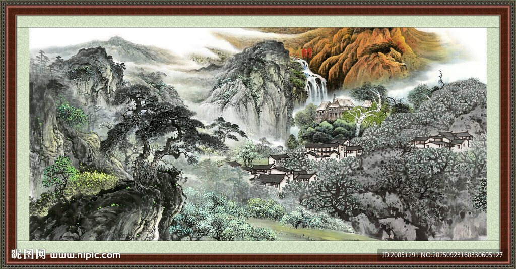 大厅山水画