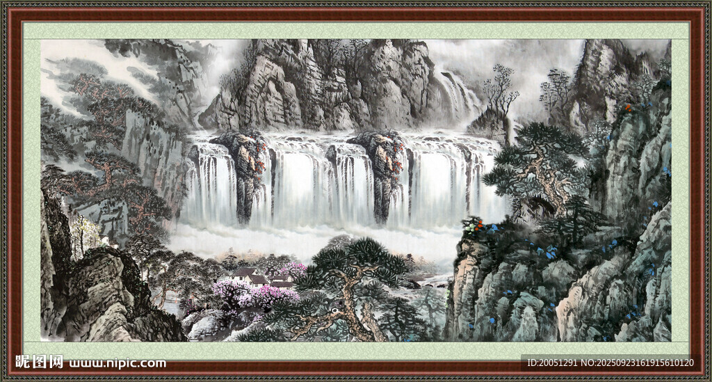 大厅山水画