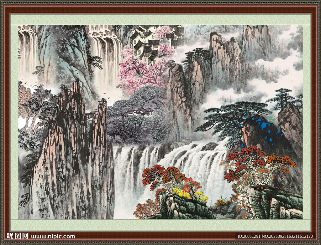 大厅山水画