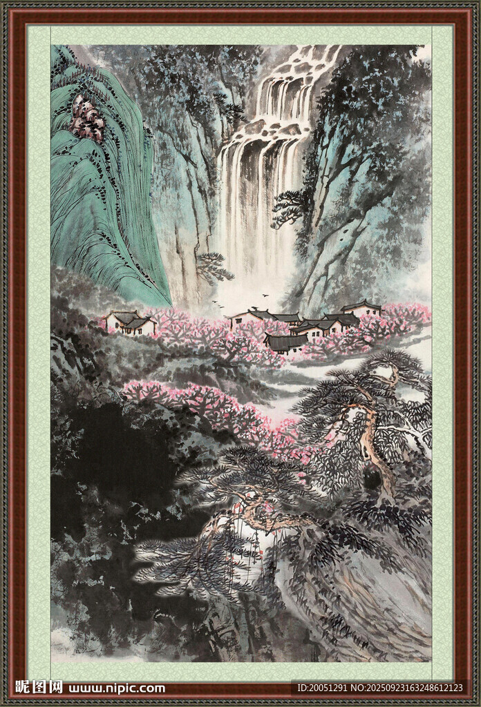大厅山水画 