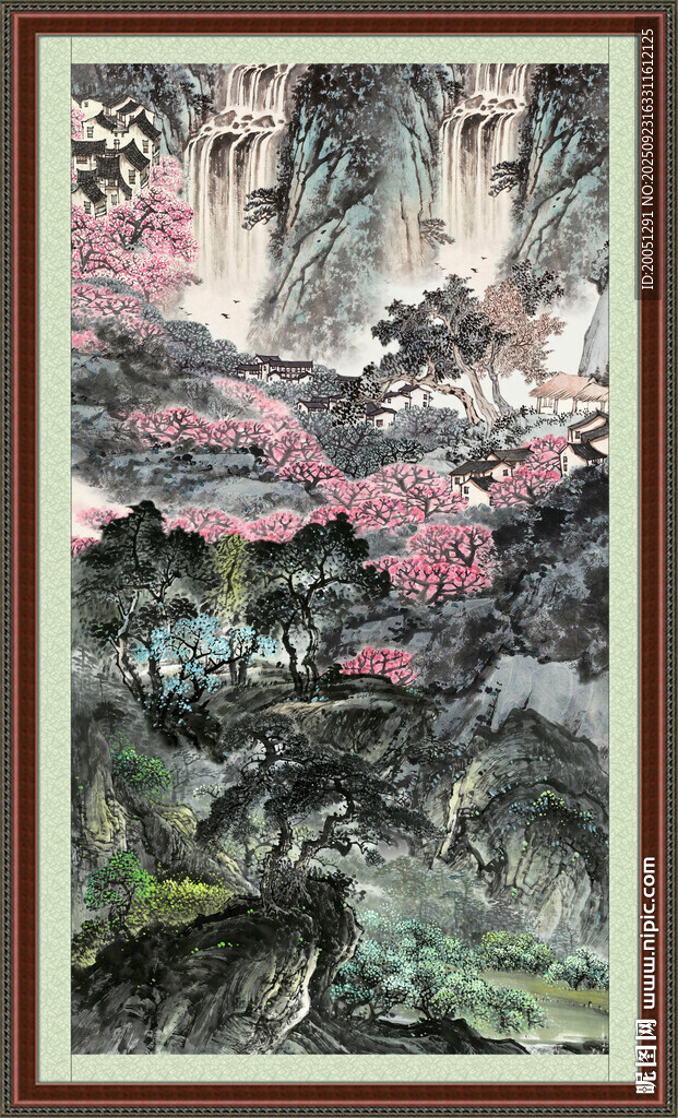 大厅山水画