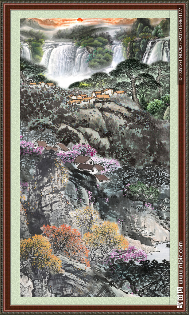 山水画 