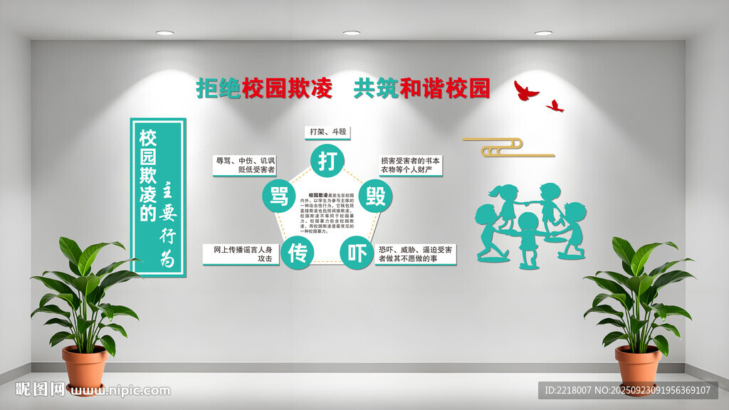 校园文化墙之校园欺凌