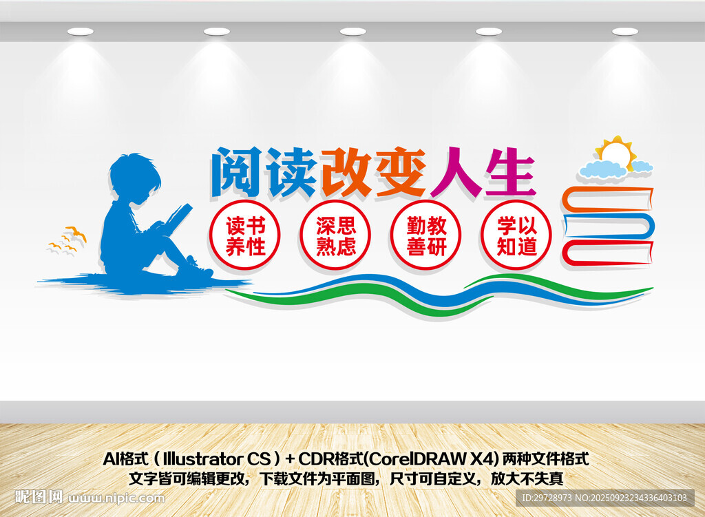 阅读文化墙