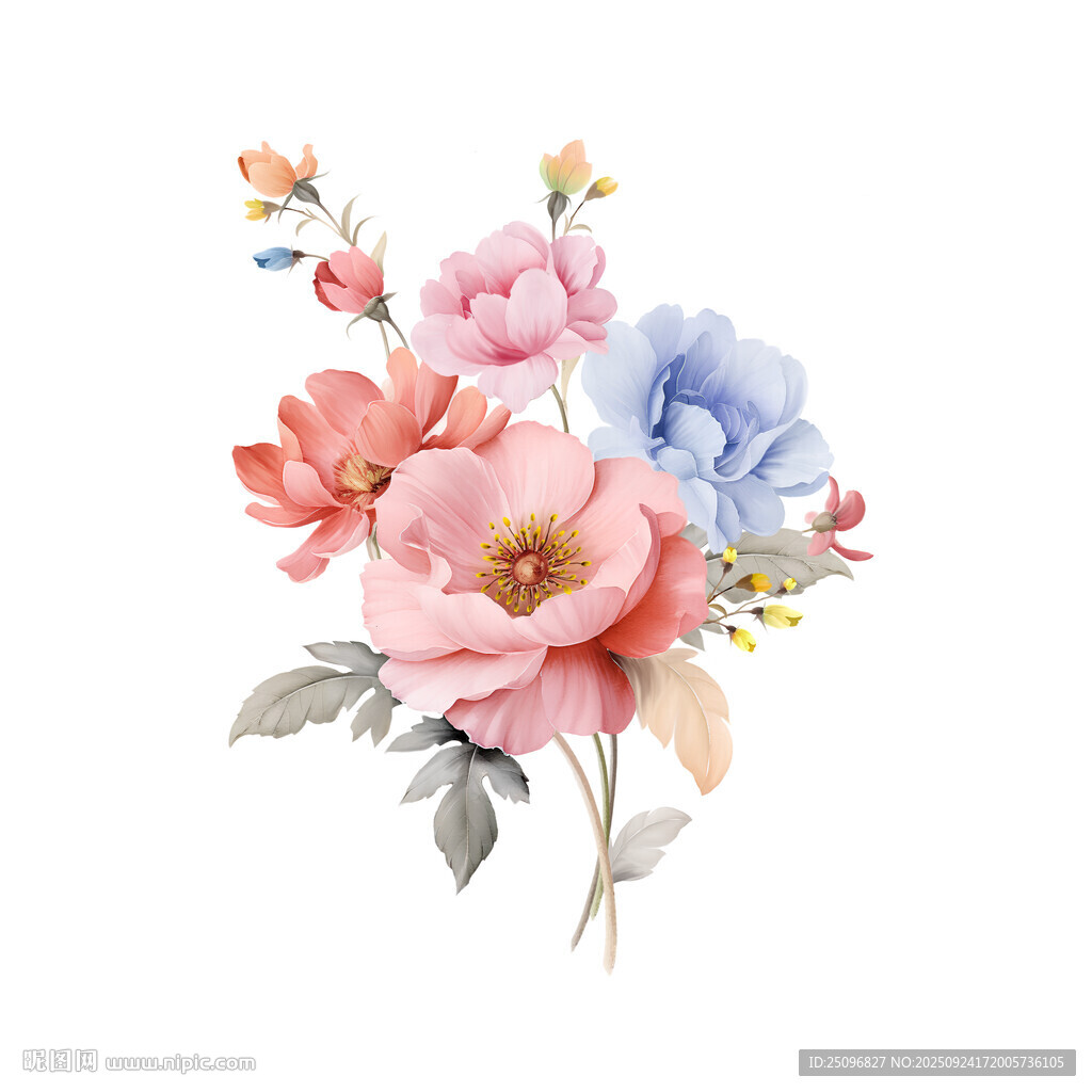 手绘花