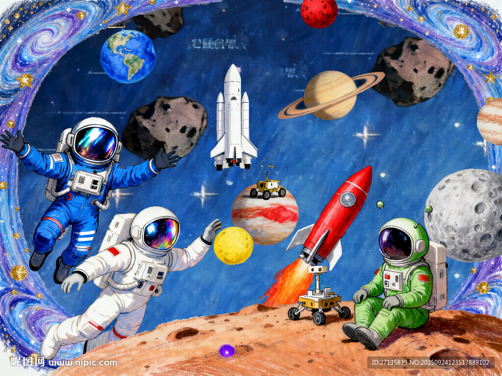 梦幻太空探索场景