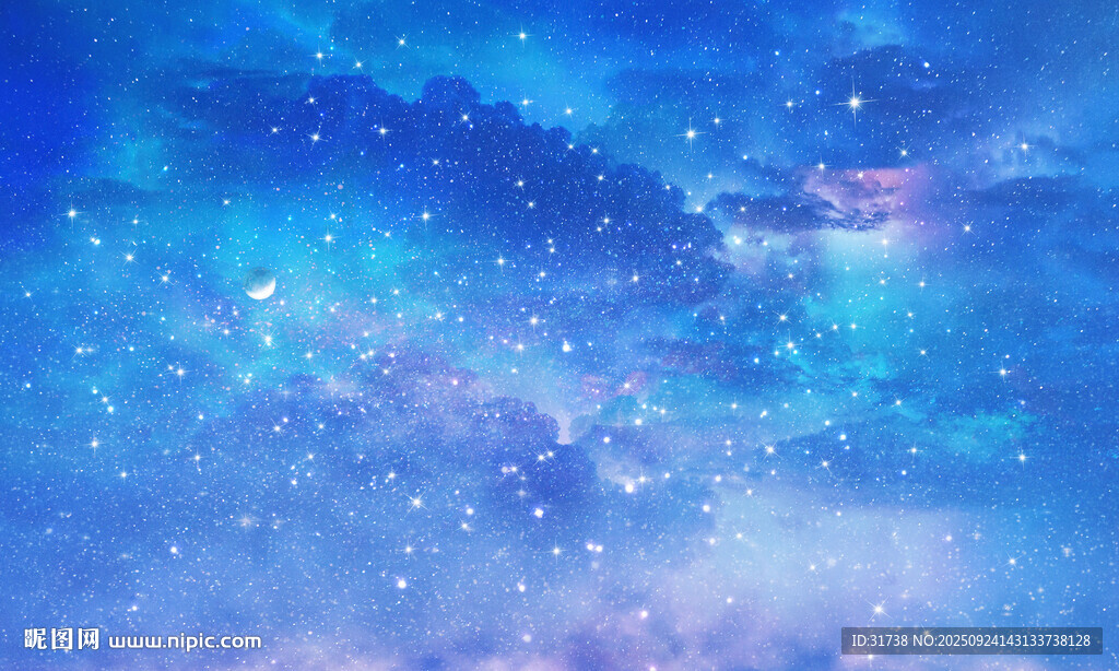 唯美梦幻星空背景