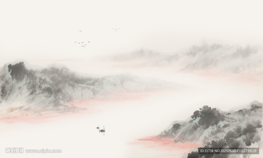 新中式国画山水