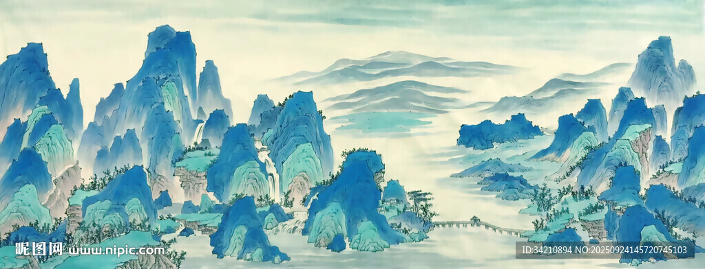 山水风景画
