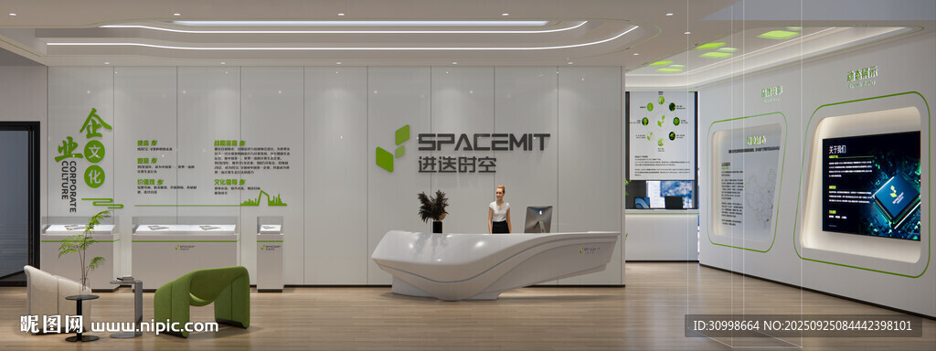 现代科技展厅场室内景