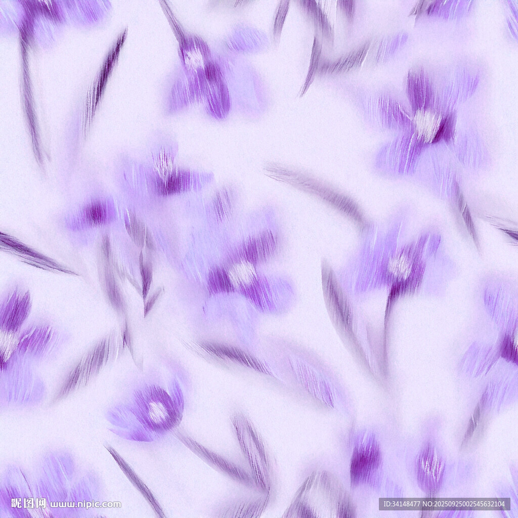 梦幻紫色花卉背景图
