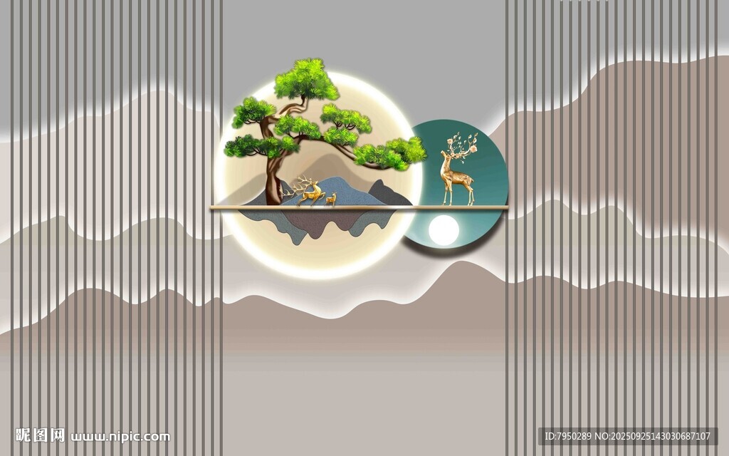 新中式中式装饰中国风展示