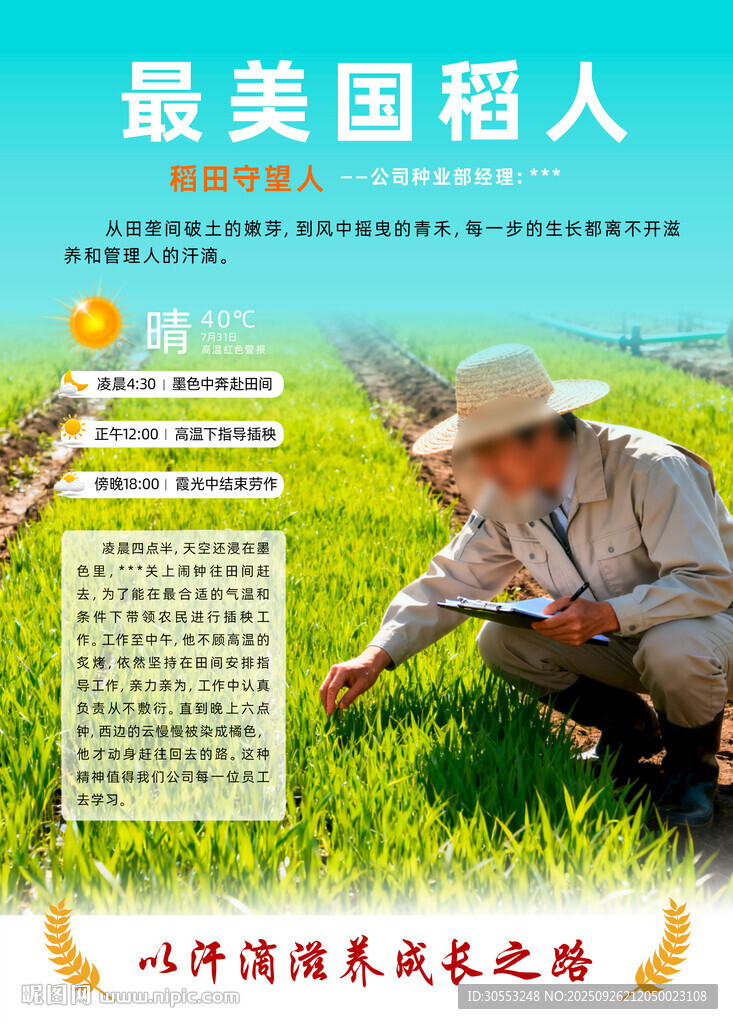 人物专题海报