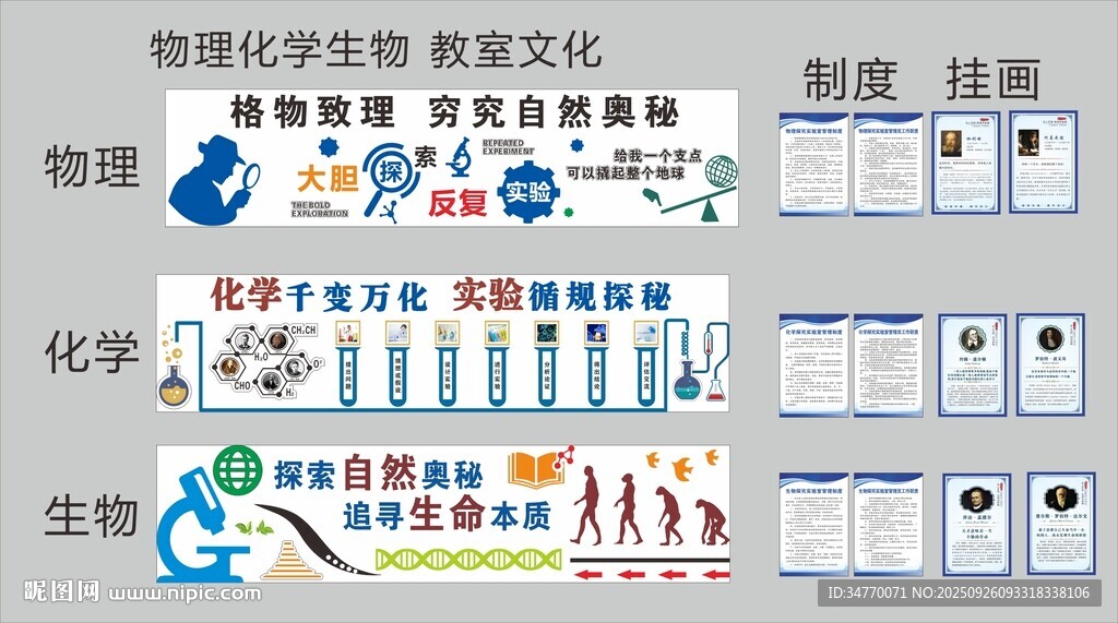 物理化学生物实验室文化