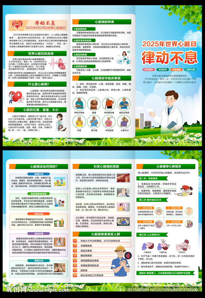 2025年世界心脏日折页