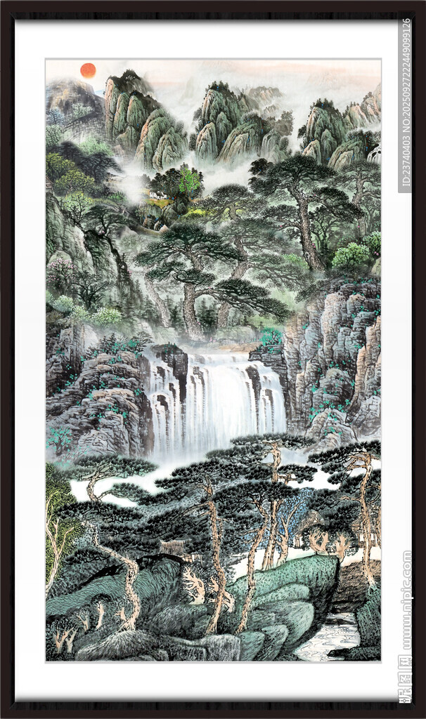 中国风山水 