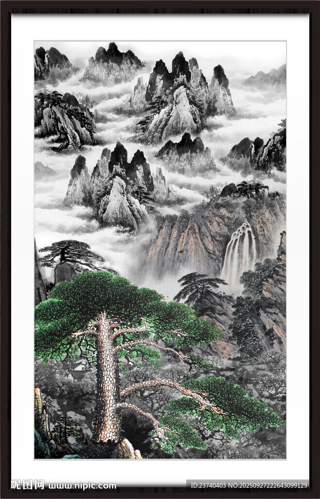 中国风山水 