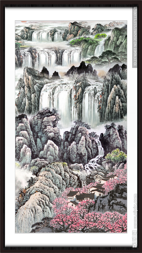 中国风山水 
