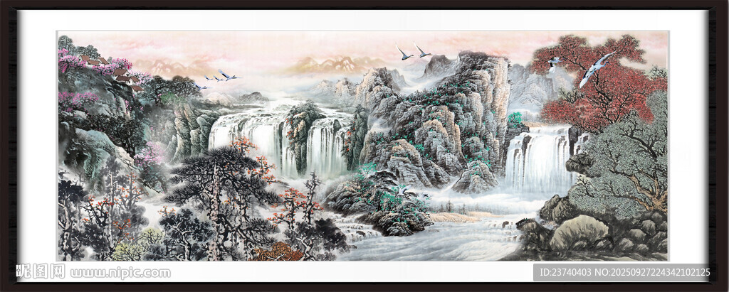 中国风山水 