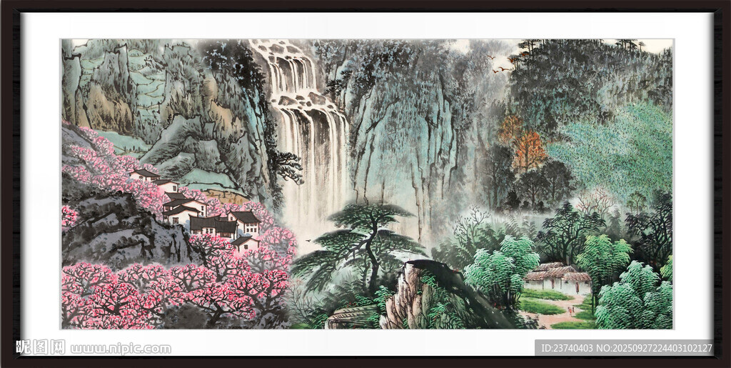 中国风山水 