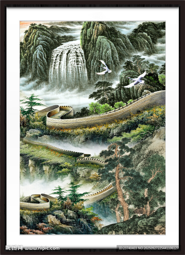 中国风山水