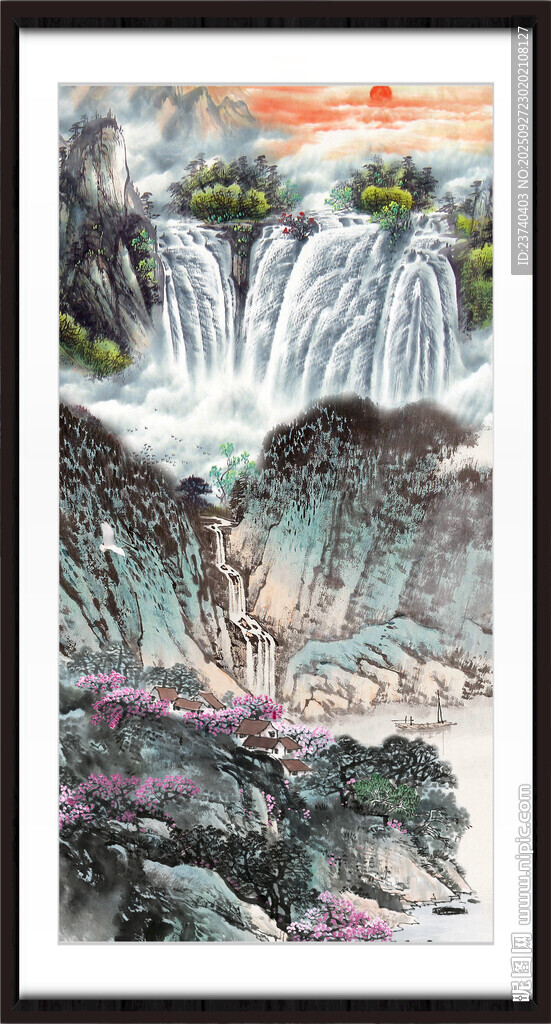 中国风山水