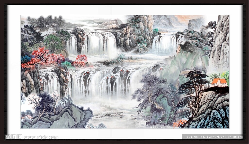 中国风山水 