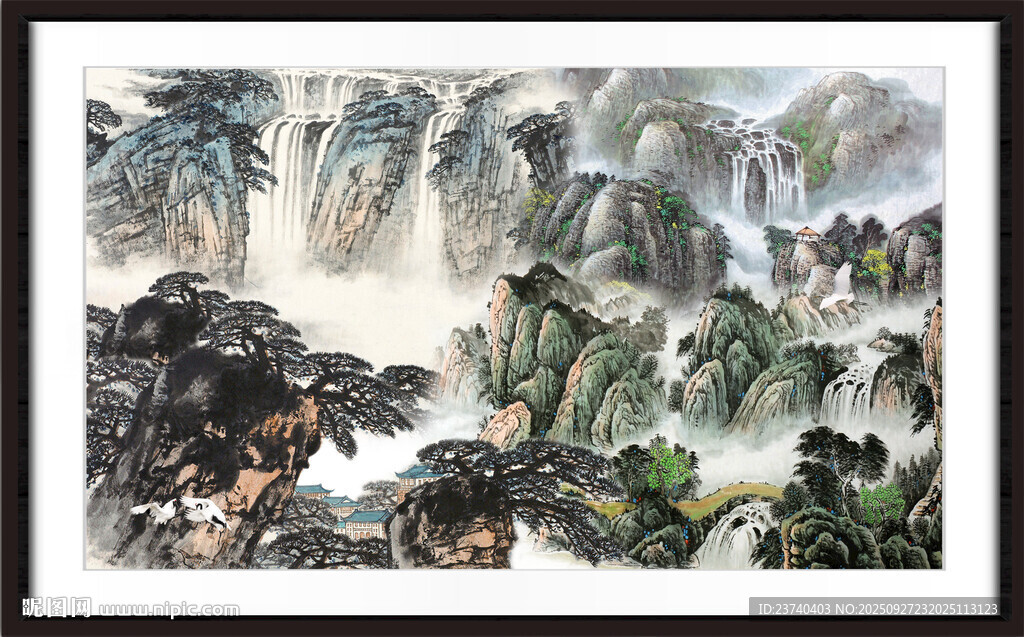 客厅山水画