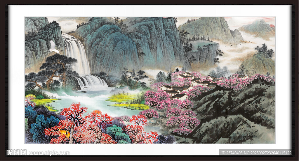 客厅山水画