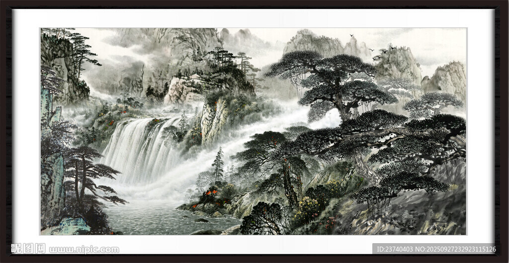客厅山水画