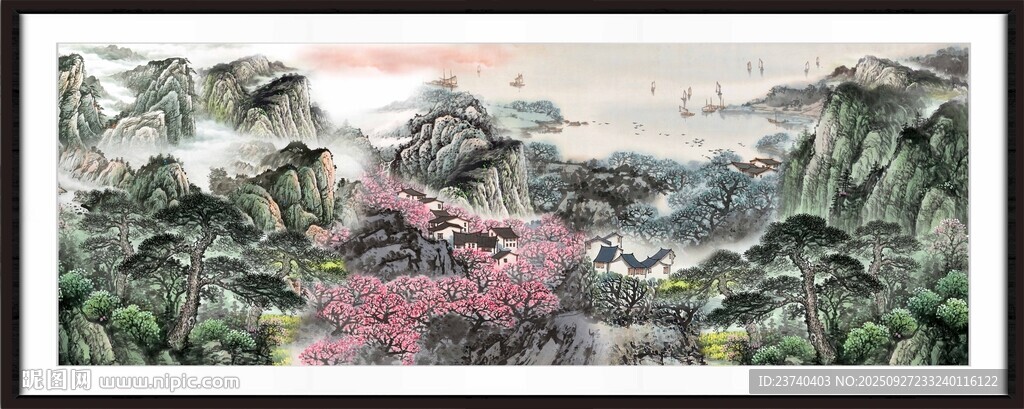  客厅水墨