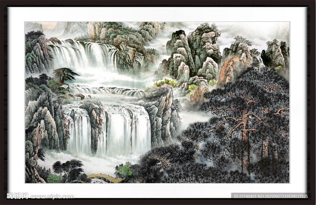 中国画风景 