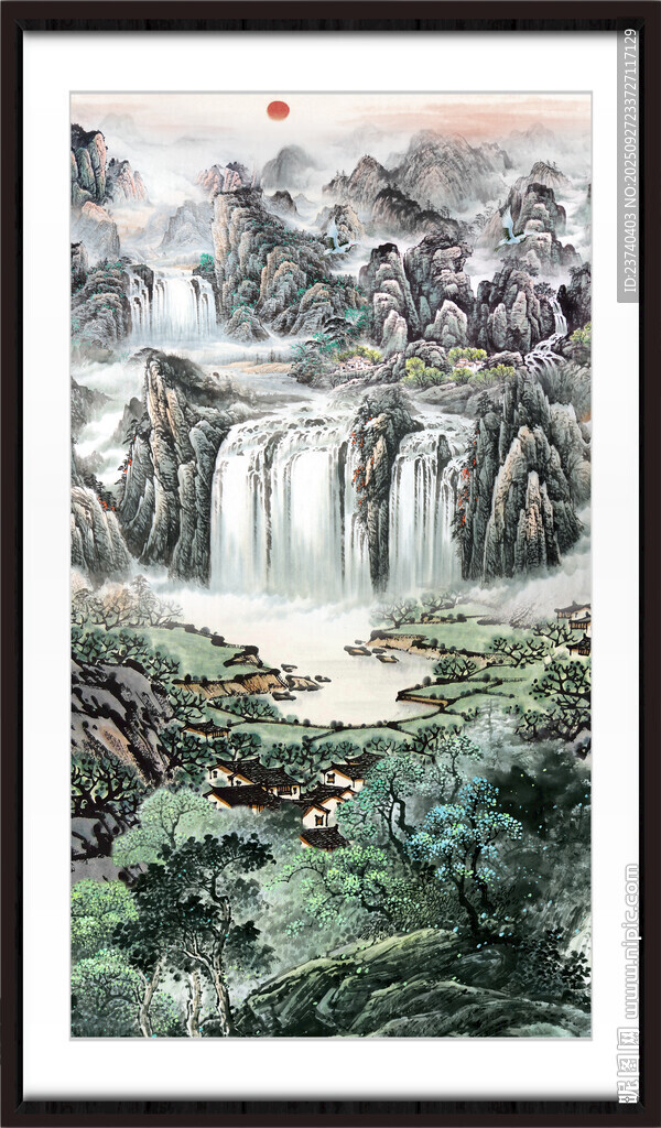 中国画风景 