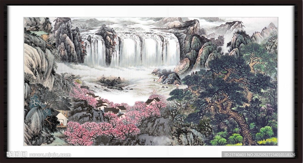 大厅山水画