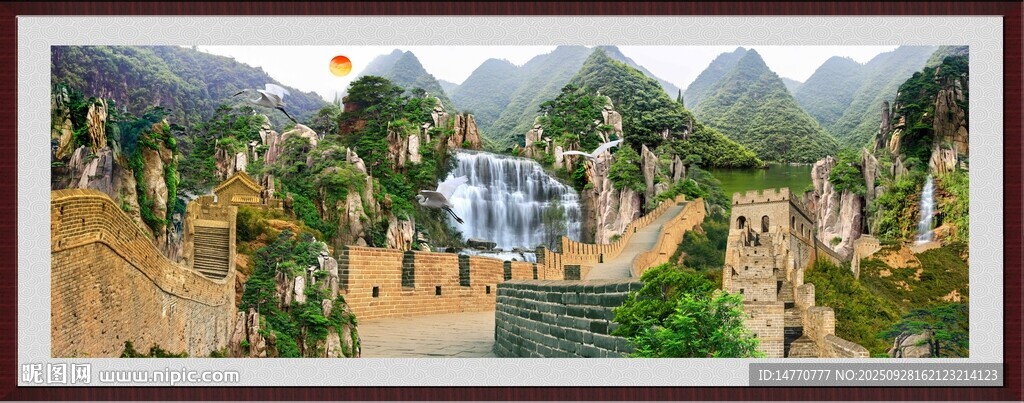 客厅风景画 