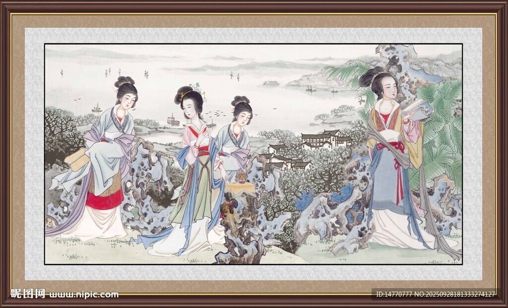 古代仕女图