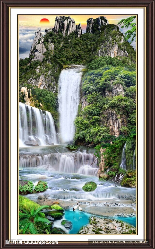  客厅山水画 