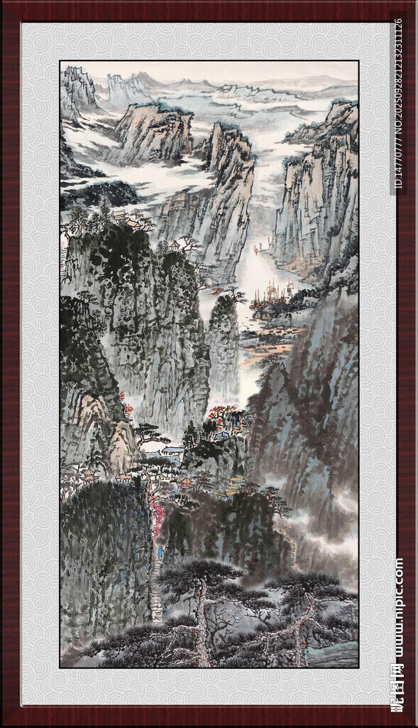  客厅山水画 