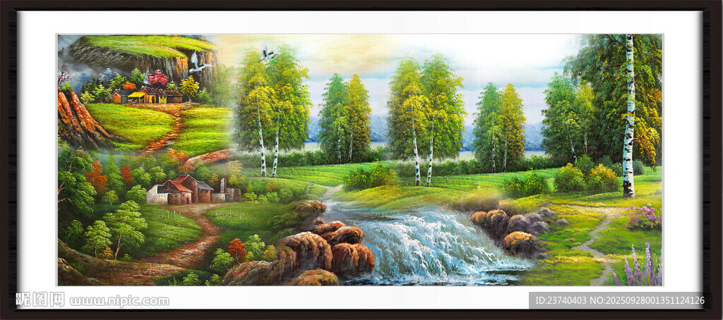 中国画风景 