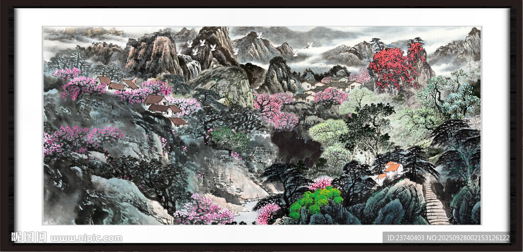 中国画风景 