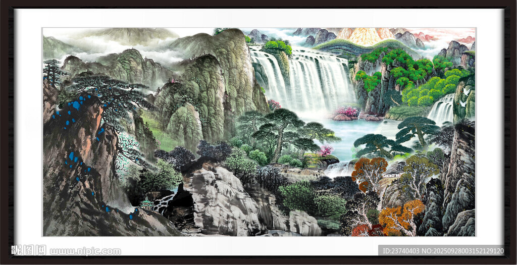 客厅山水画