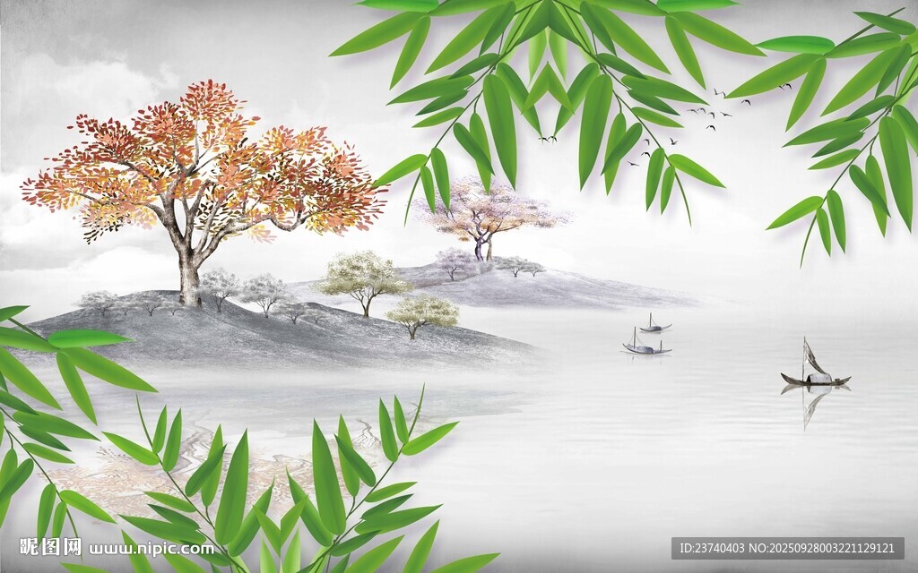 中国风背景墙 